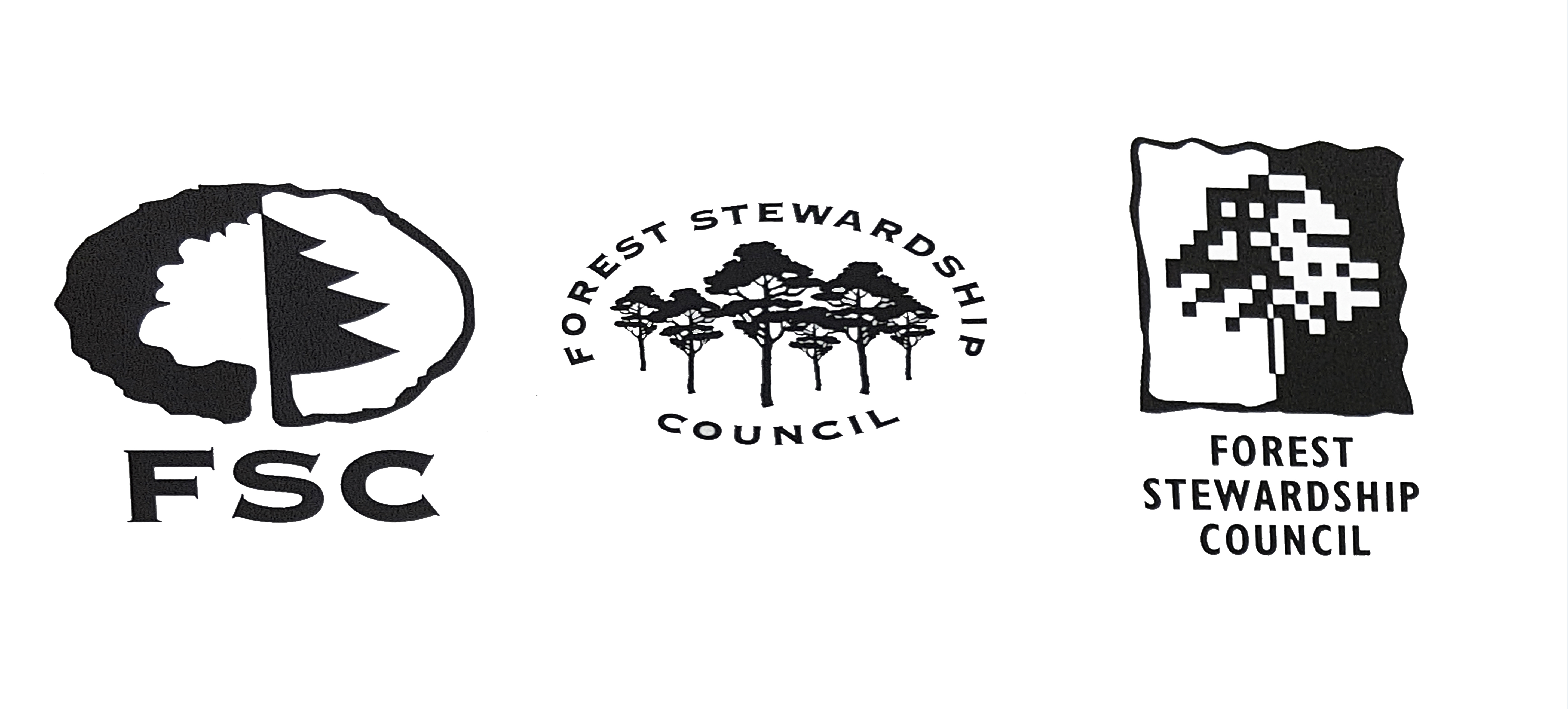 FSC logos over the years 