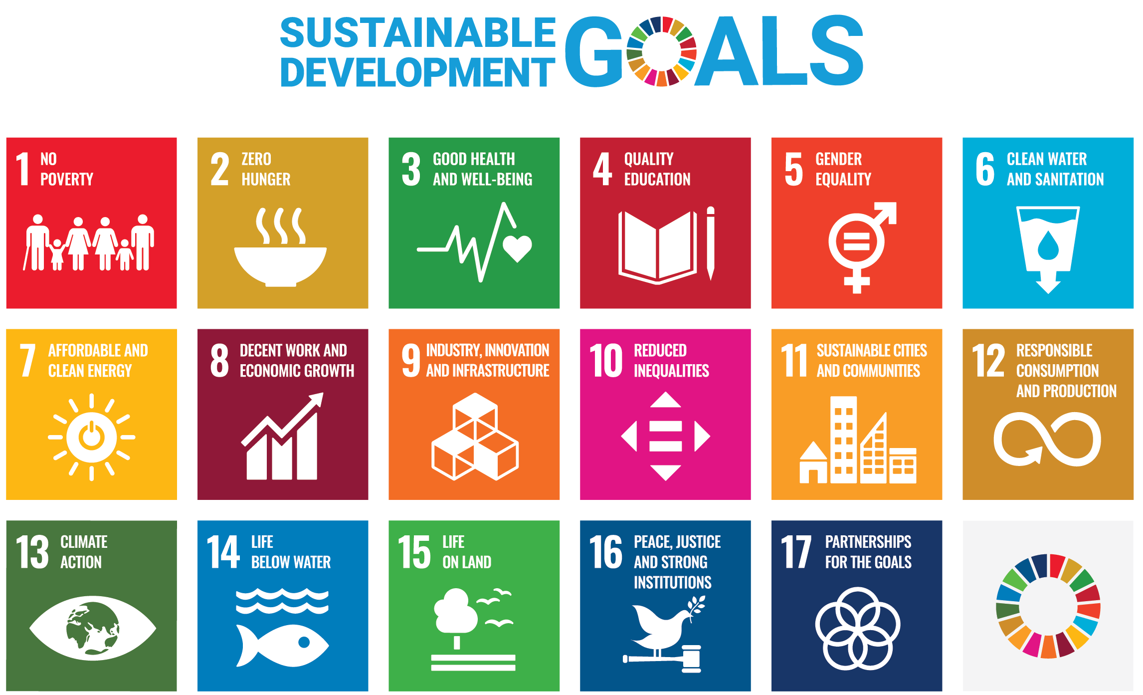 17 UN Sustainable Development Goals